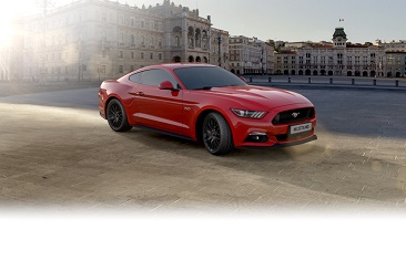 Mustang Coupe RaceRed LHD Front 00001